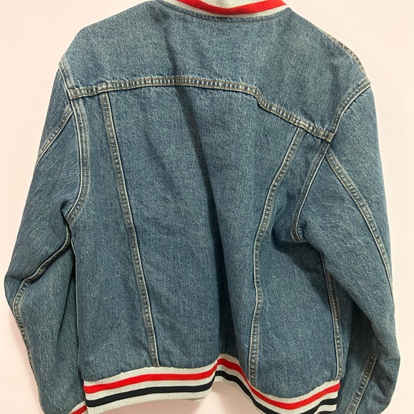 LEVI’S reversible denim / red jacket - Picture 2 of 6